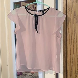 Sheer pink top